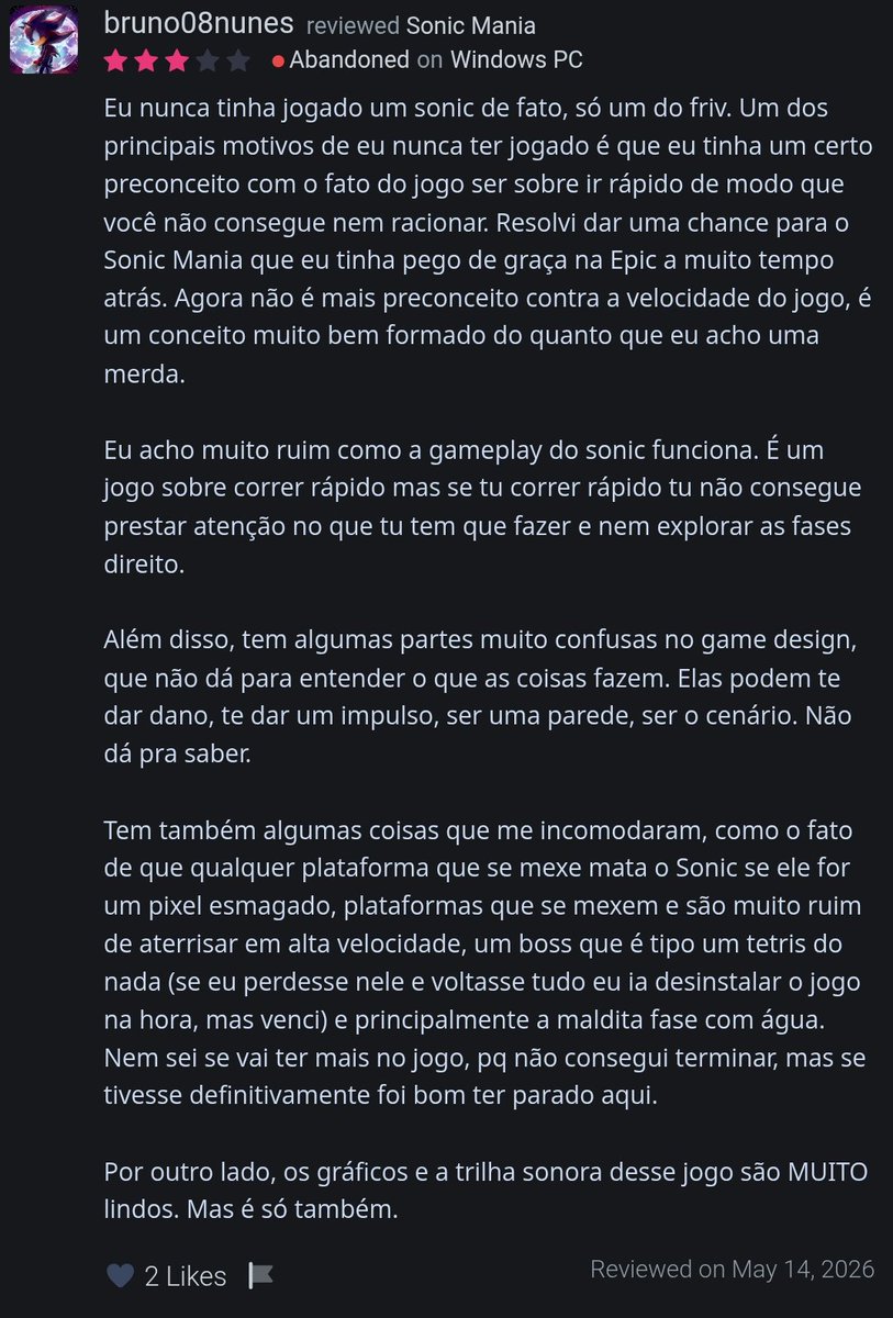 Odd Backloggd Reviews tweet media