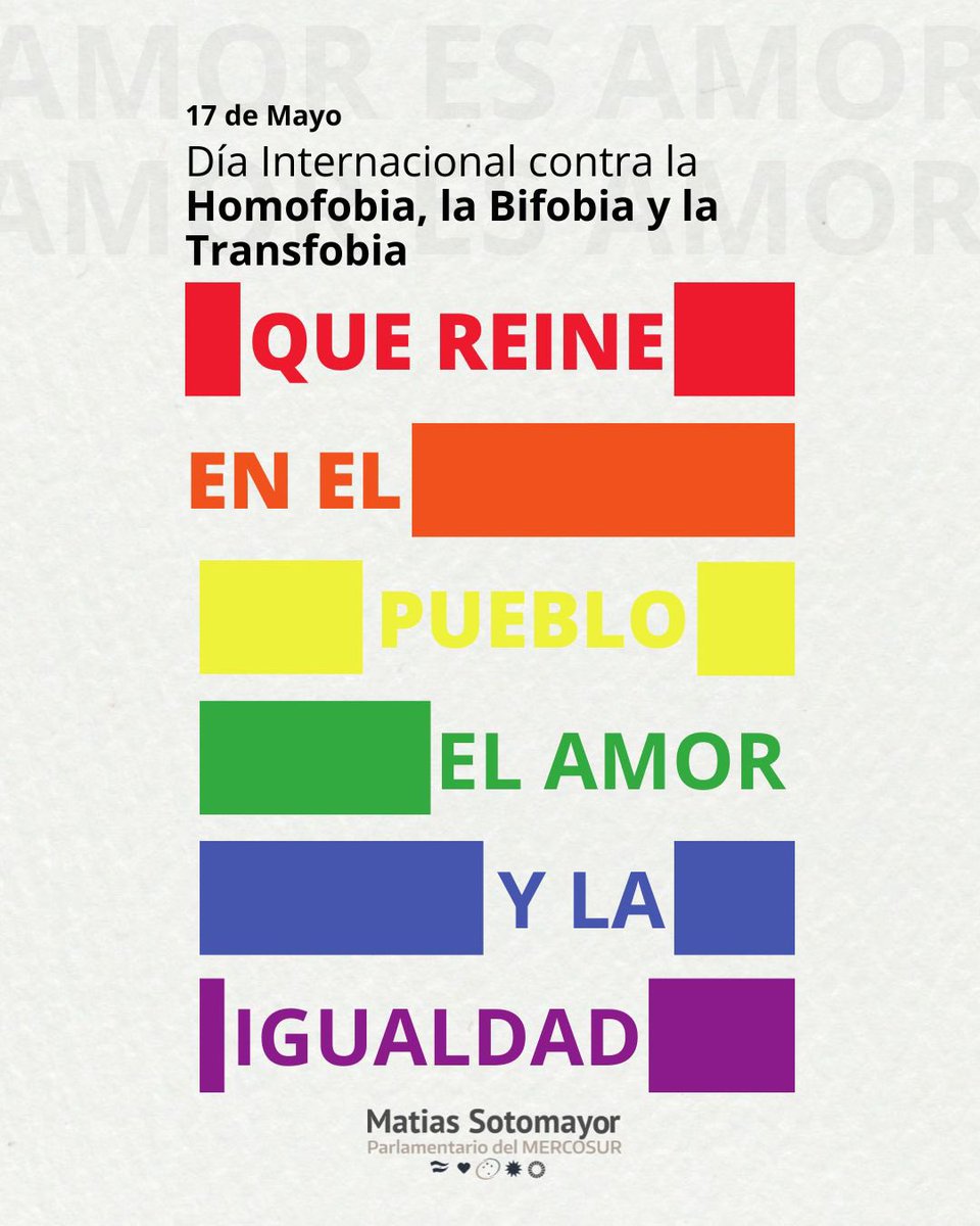 MSotomayorSJ's tweet photo. AMOR ES AMOR 🏳️‍🌈 
En un mundo que crecen los discursos de odio, nosotros apostamos por la #JusticiaSocial como respuesta. 🌎
Orgullosamente put@, popular y peronista….. y al que no le guste se jode ¡SE JODE! ✌️✨
Nunca más sótano, siempre terraza 🙌🏼
#AmoreIgualdad #LoveIsLOVE https://t.co/1bg18S4fZ6