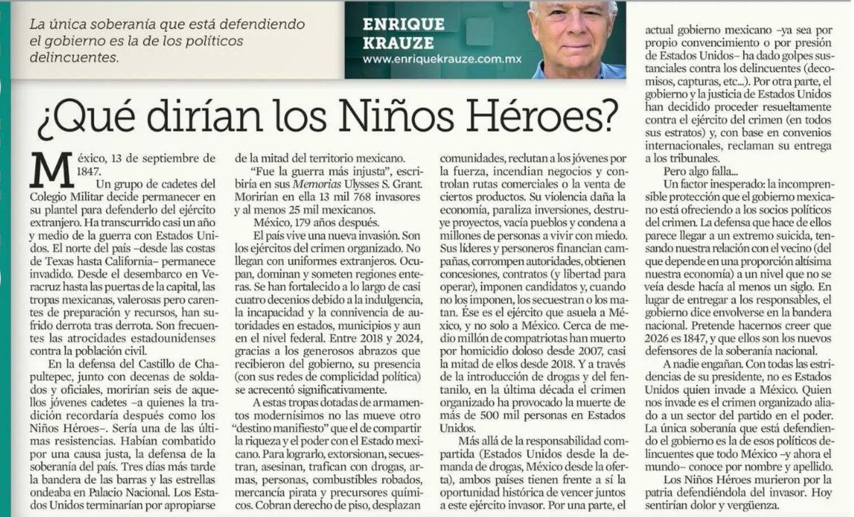 Enrique Krauze tweet media