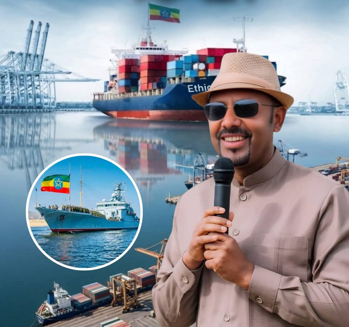 Ambachew_Assefa's tweet photo. @AbiyAhmedAli የበሻሻ አንበሳና የአፍሪካ የሳይበርና ዲጂታል ሳይንስና ቴክኖሎጂ ስልጣኔ ፋኖስ መሪያችን ዶ/ር ዐቢያችን  ዛሬ ፈርዖኖችና ሻዕቢያ ሲማከሩ ስናያቸው እኛም አሰብ ንብረታችን ነው !!! ሀቁ ከሰመራ አሰብ ርቀት 50ኪ.ሜ ነው ከአስመራ አሰብ 1ሺህ ኪ.ሜ ነው!! https://t.co/qO3v0ZRLql