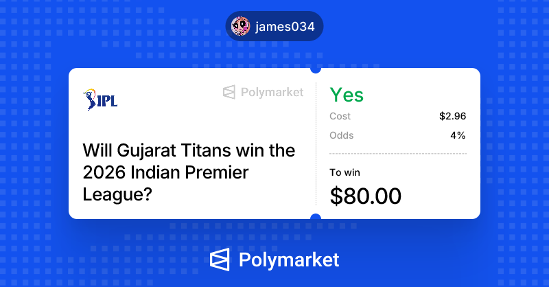 CryptoNewPFP's tweet photo. I just put my money where my mouth is on @Polymarket.

Trade against me: https://t.co/n77YrpNuB3 https://t.co/zknPaVD31o