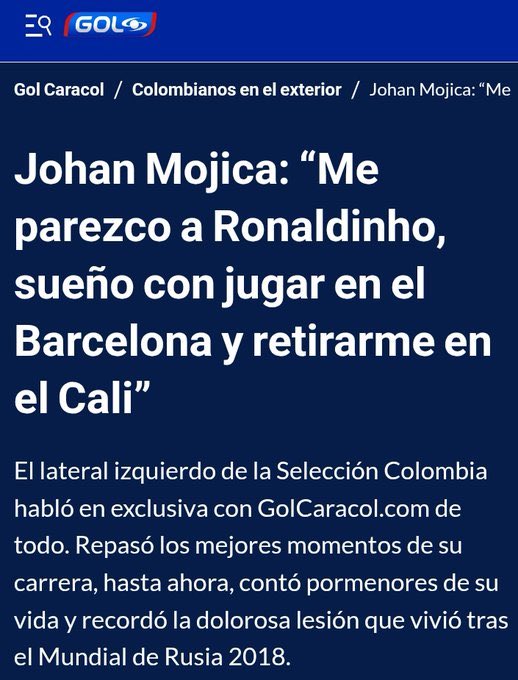 Out of context fútbol colombiano tweet media