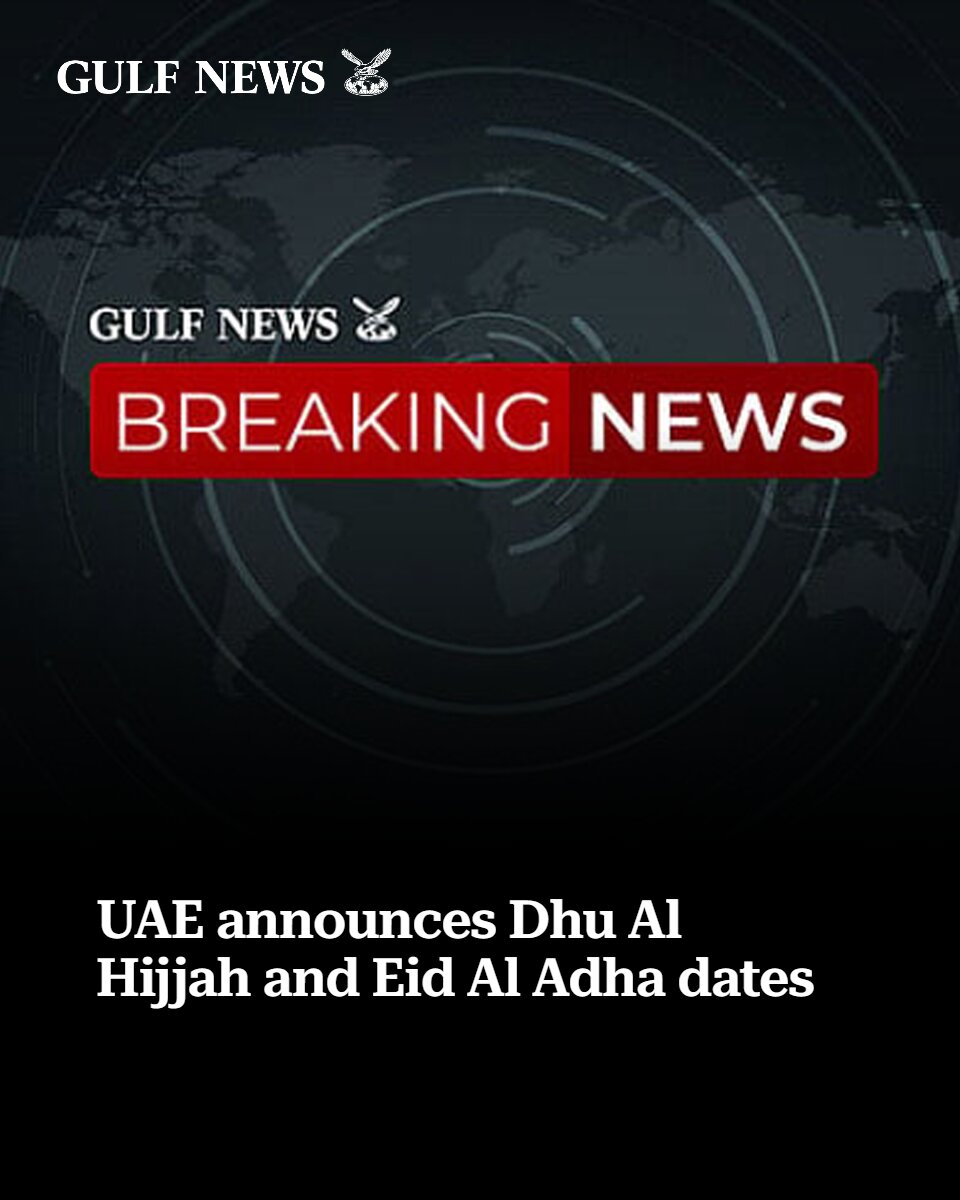gulf_news's tweet photo. The crescent for the month of Dhul Hijjah was seen on Sunday in UAE https://t.co/KqyupiMF4G https://t.co/lX0ZUfMWYC
