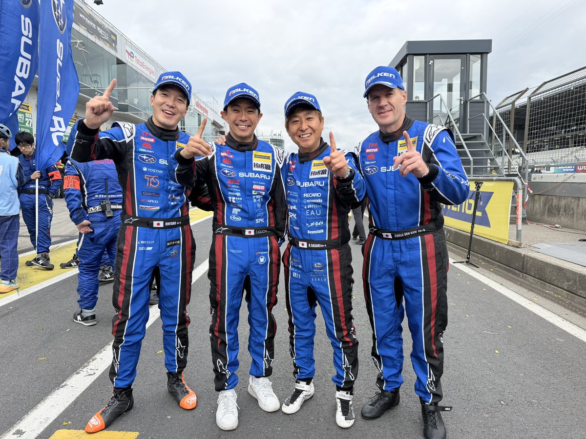 kota339's tweet photo. 勝ちました🏆

嬉しい！

日本や現地での応援ありがとうございました！

#subaru
#sti
#24hnbr
#Nürburgring
#声援は力だ https://t.co/ZiqJMmFgUR