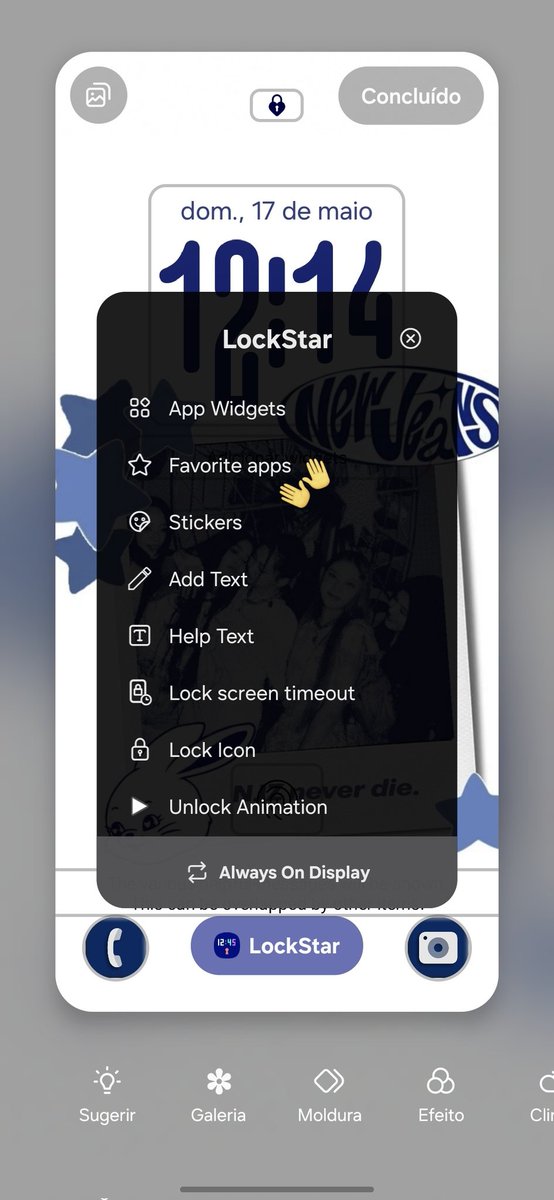aethxria's tweet photo. também ainda no lockstar vcs podem colocar aplicativos do lado, também escolhendo o alinhamento deles e ajustando conforme a sua preferência https://t.co/jXPhVy0Yg0