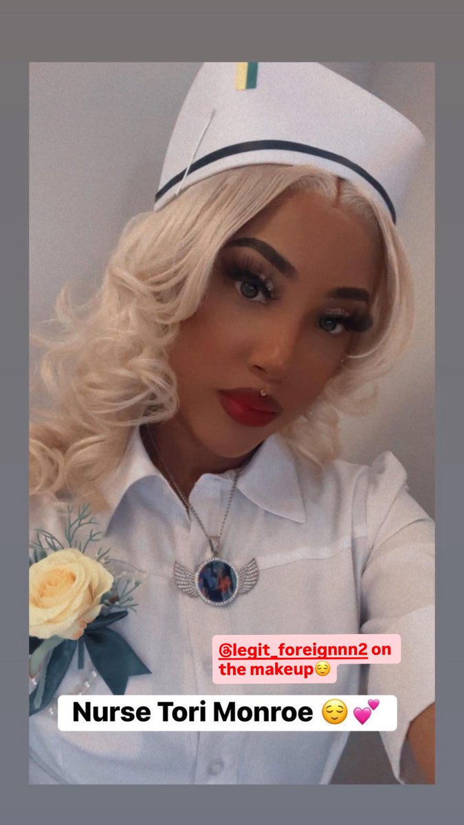 ToriTooPretty's tweet photo. I heard u were lookin for me. Allow me to reintroduce myself. Nurse Tori Monroe ❤️😌 https://t.co/NOHZyKVgRm