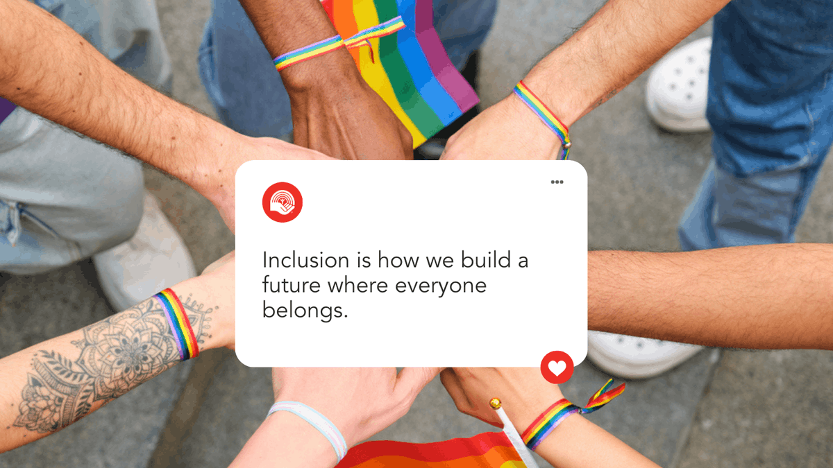 UWCCanada's tweet photo. Everyone deserves to be seen, respected, and accepted.

We stand with the 2SLGBTQI+ community.
  
We remain committed to building inclusive communities where all can thrive. https://t.co/7fxGJ2GJM6