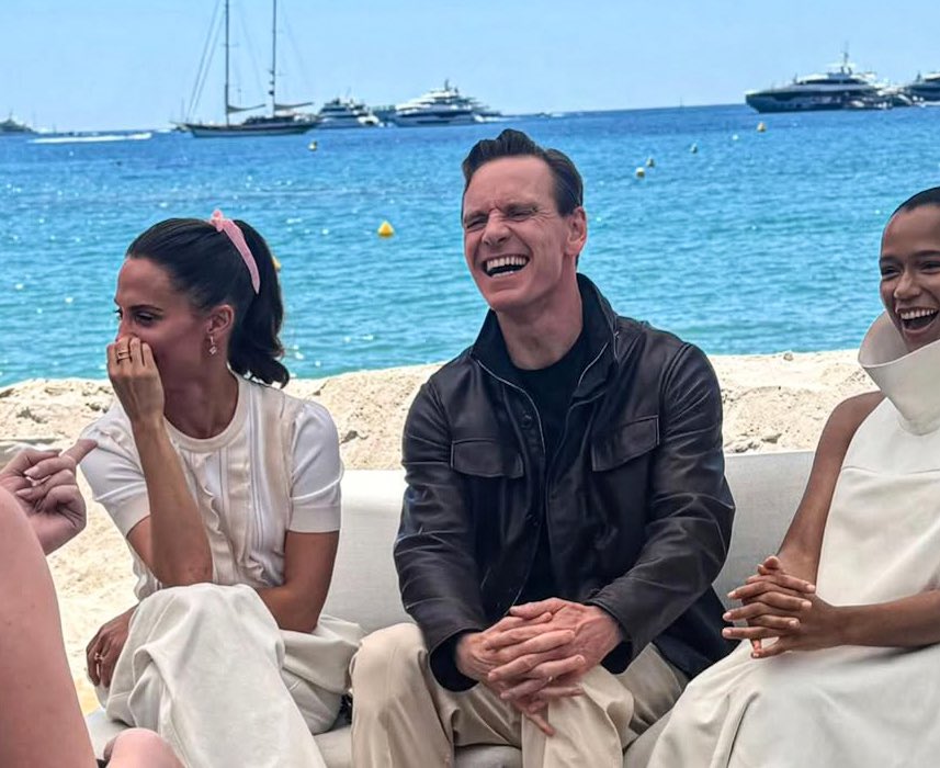 _filmcrave's tweet photo. Alicia Vikander, Michael Fassbender and Taylor Russell for Na Hong-Jin’s ‘HOPE’ press during the 79th Cannes Film Festival. 📷 https://t.co/6vmAOZDwbL