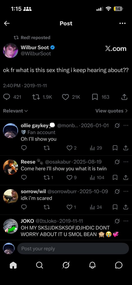 ollie gaykey💭 tweet media