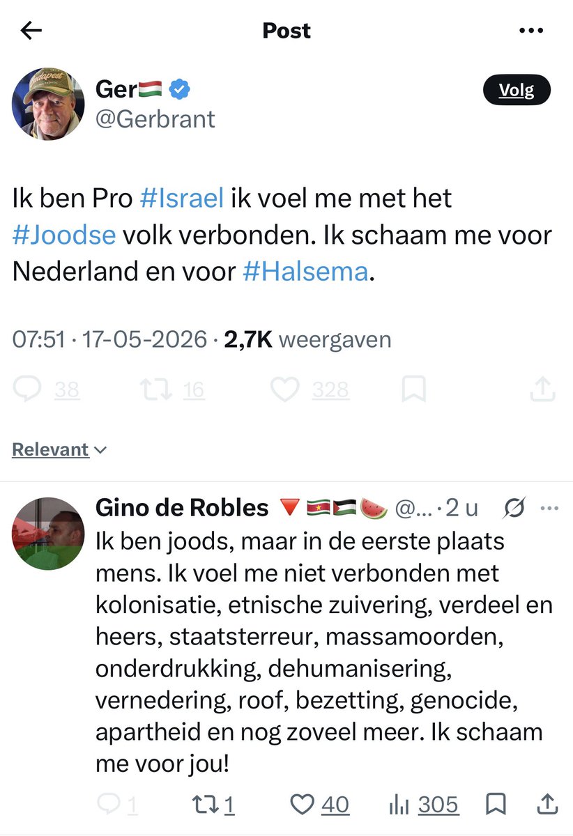 Gino de Robles 🔻🇸🇷🇵🇸🍉 tweet media