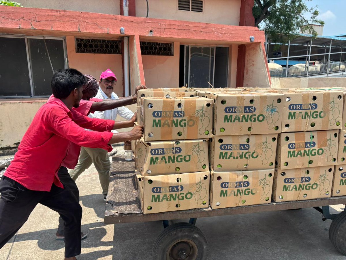 ormas_odisha's tweet photo. ЁЯен Today, on 17.05.2026, in the 2nd phase, #ORMAS with the support of its FPO successfully supplied 2 MT of Dasheri mangoes through a collective marketing approach.
@PRDeptOdisha
#ormasodisha #motherdairy #odishaagriculture #muniguda https://t.co/X7aaava6e4