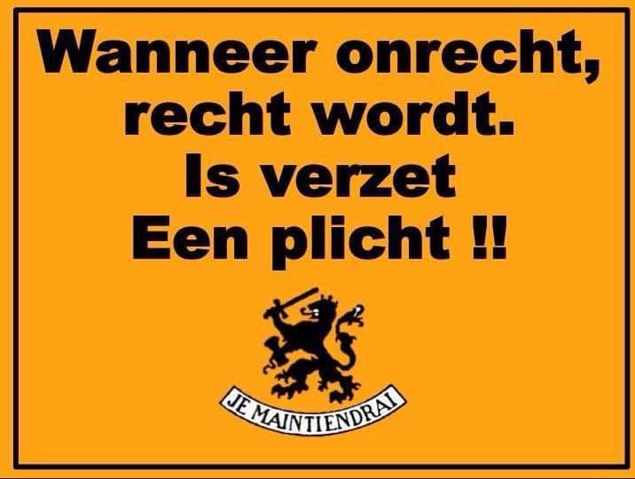 Johnny00604864's tweet photo. @widtvoet In tijden van oorlog worden landverraders @VVD @D66 @cdavandaag @progressiefned zwaar berecht of geëlimineerd 
Less demagogen is...✌🏻🇳🇱
#Getready4civilwar https://t.co/3GzT4FMhmW
