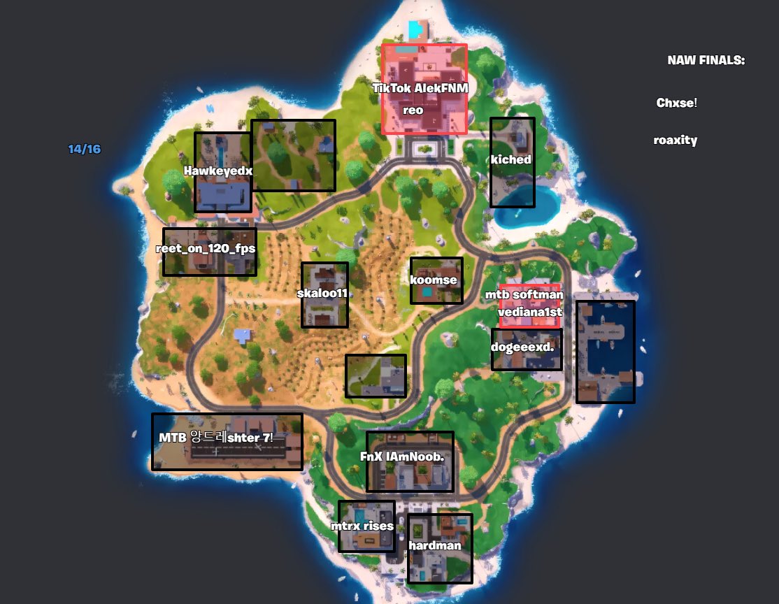 CompReportFNM's tweet photo. NAC &amp; NAW Mobile Series Finals Map
5/17/2026 https://t.co/eAIrDUFN56