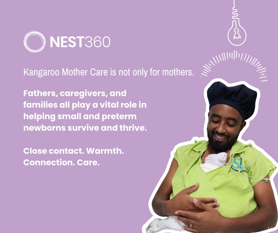 NEST360org's tweet photo. This #WorldKMCDay, we celebrate all caregivers supporting newborns through love, presence &amp; care. 

Read about a father’s journey into #KangarooMotherCare: https://t.co/REa5cJJ48r

#KMC #KFC  #NewbornHealth #FamilyCenteredCare #NEST360 #GlobalHealth #HealthSystems @NewbornToolkit https://t.co/FYVJAuce21