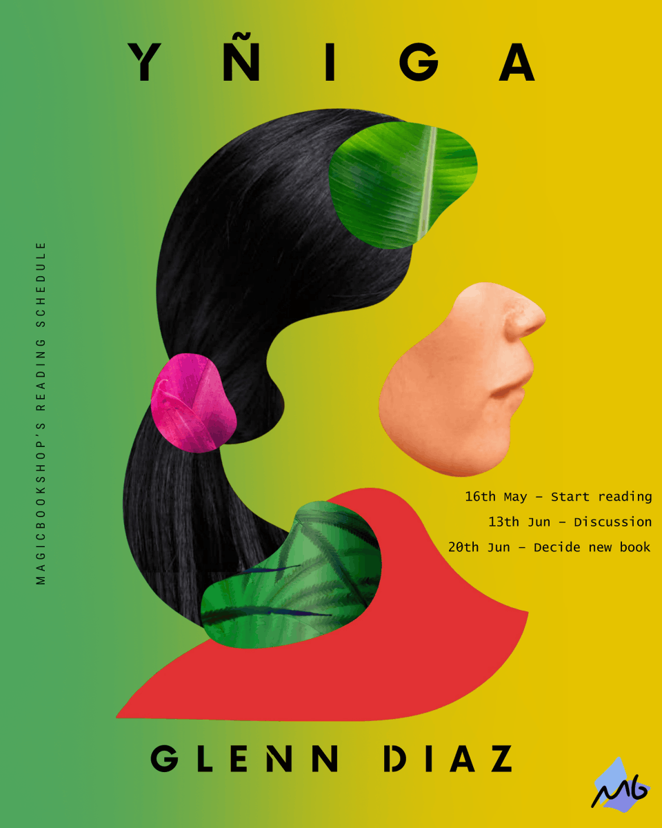 magicbookshop7's tweet photo. Time to reveal our newest read: "Yñiga" by Glenn Diaz! As the Coffee House Press stated, let's explore familial resistance and the devastating weight of its legacy through Diaz's powerful storytelling.
@kasukalan #asianreadathon https://t.co/VdYfenVbxq