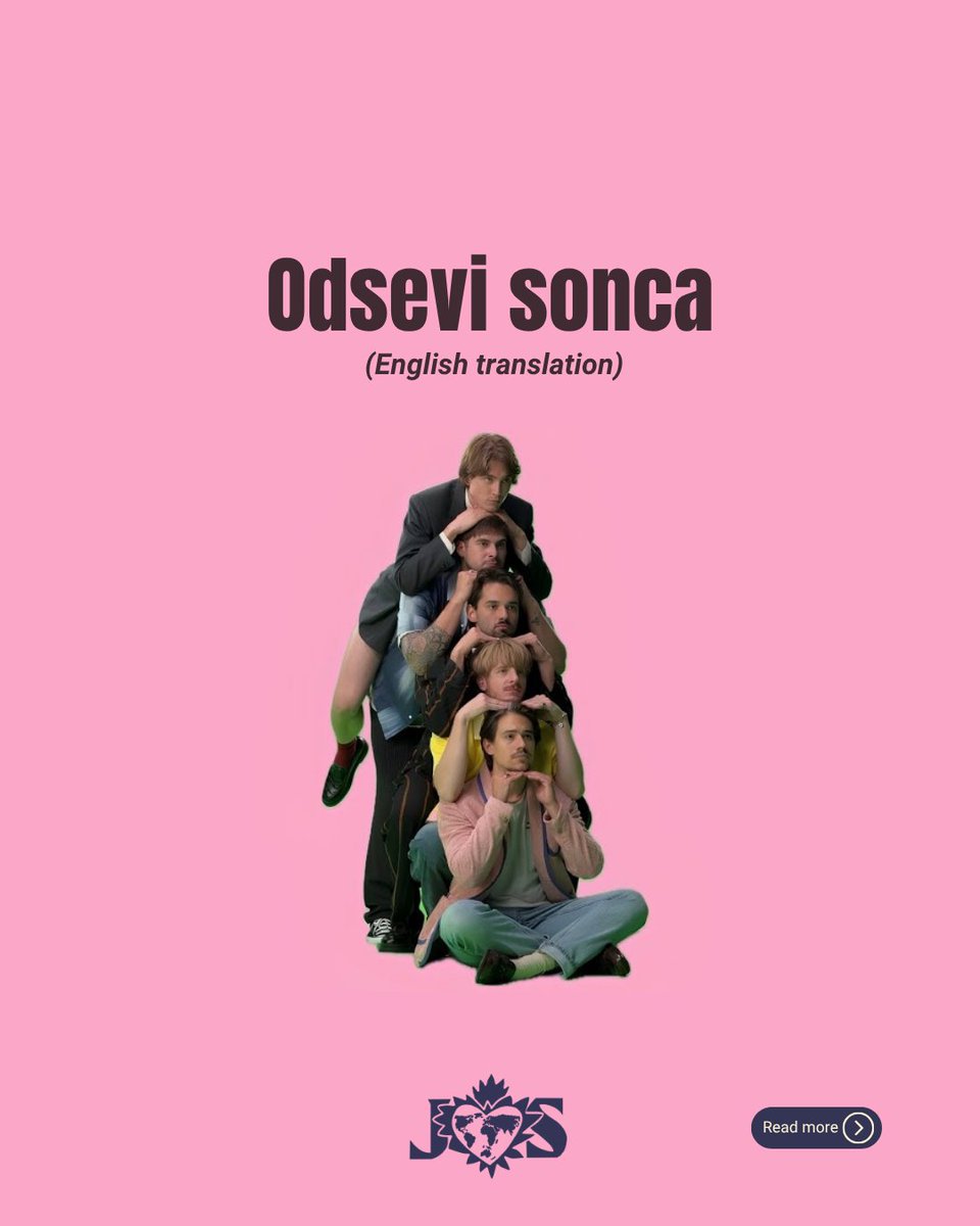 JokerOutSubs's tweet photo. ☀️ Joker Out's new single, 'Odsevi sonca' just premiered on RTVSLO this afternoon in the TV show 'Nedeljsko popoldne'! #JokerOut #OdseviSonca #ENGTranslation https://t.co/Hx0BV6I4O4