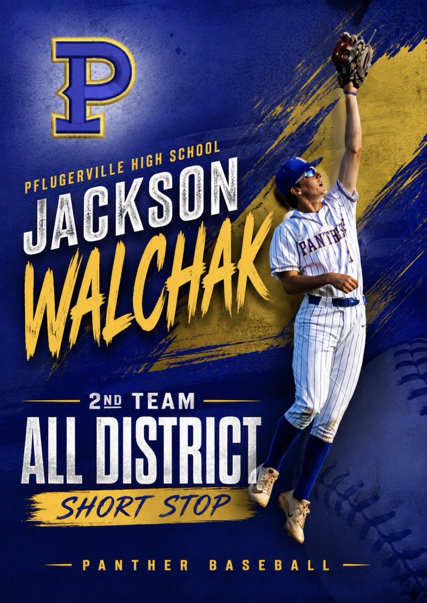 PFHSBASEBALL_'s tweet photo. Congratulations to Jackson Walchak on being named 2nd Team All-District Shortstop this season! https://t.co/UnTwjfNLUF
