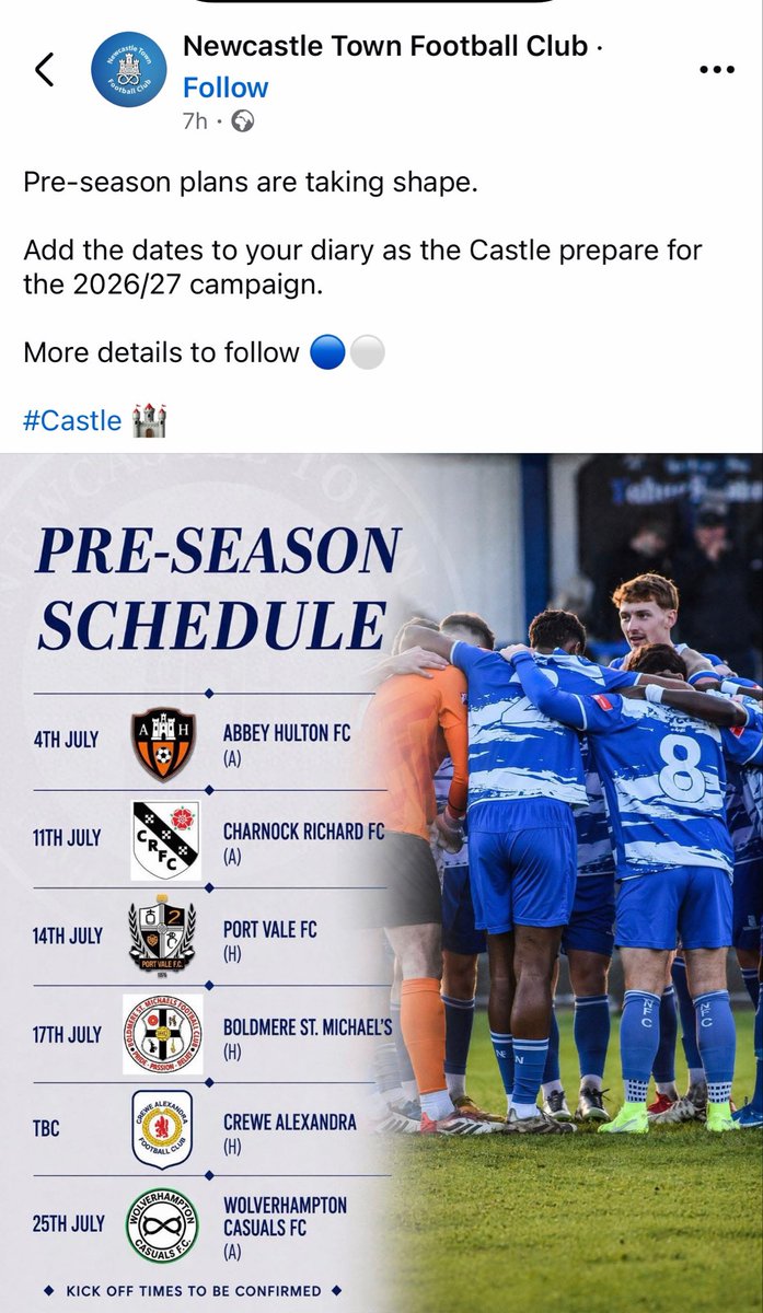 TeeDee_1989's tweet photo. One pre-season fixture seemingly sorted… #crewealex https://t.co/8ySd9wVDN1