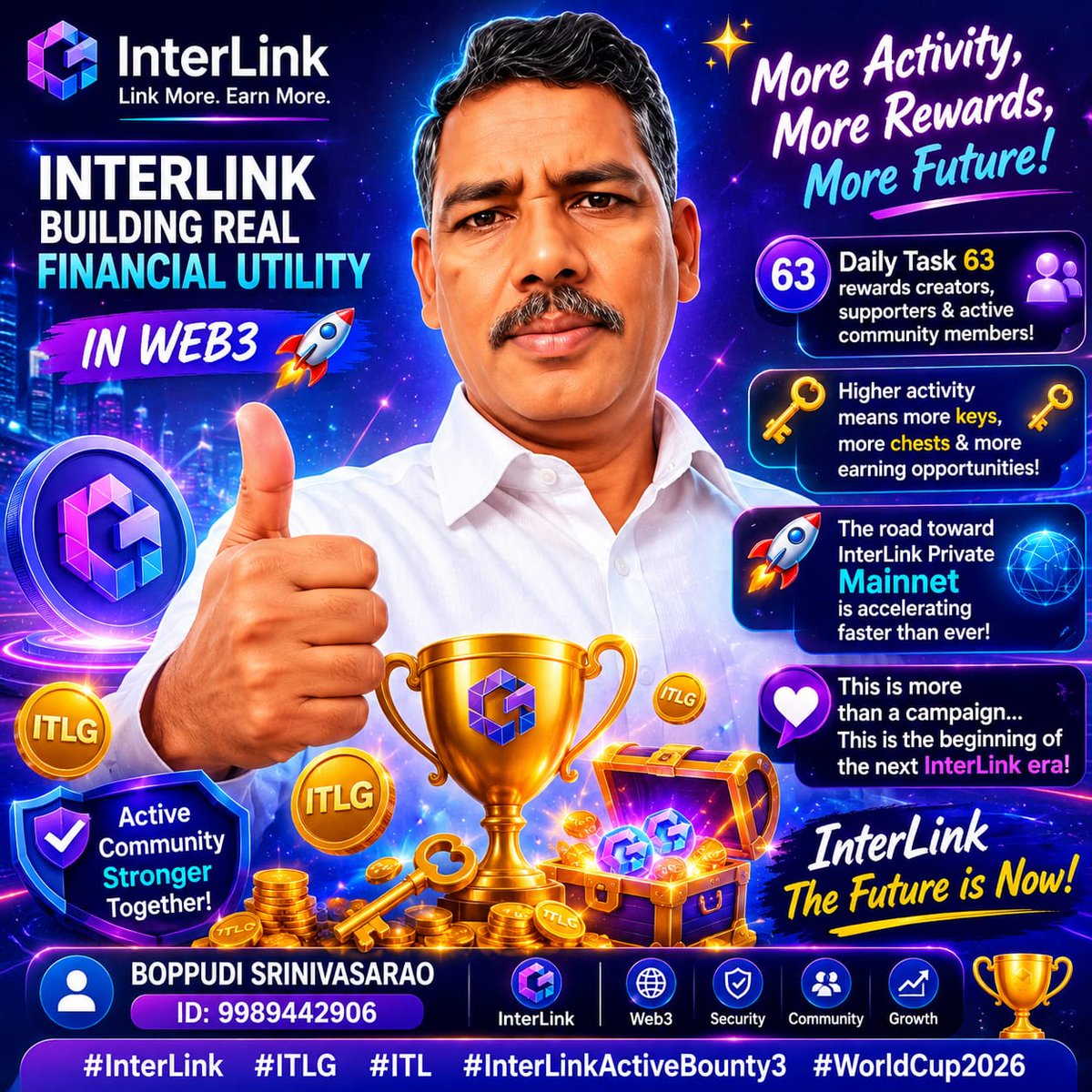 Boppudi srinivasarao | Tire3 interlink Ambassador tweet media