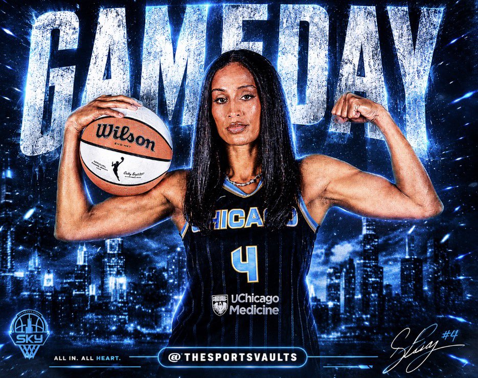 Thesportsvaults's tweet photo. GAME DAY ! @chicagosky 

📆TONIGHT
⏰7 PM ET
📺 @wciu | WNBA League Pass https://t.co/OwRlCtJdFI