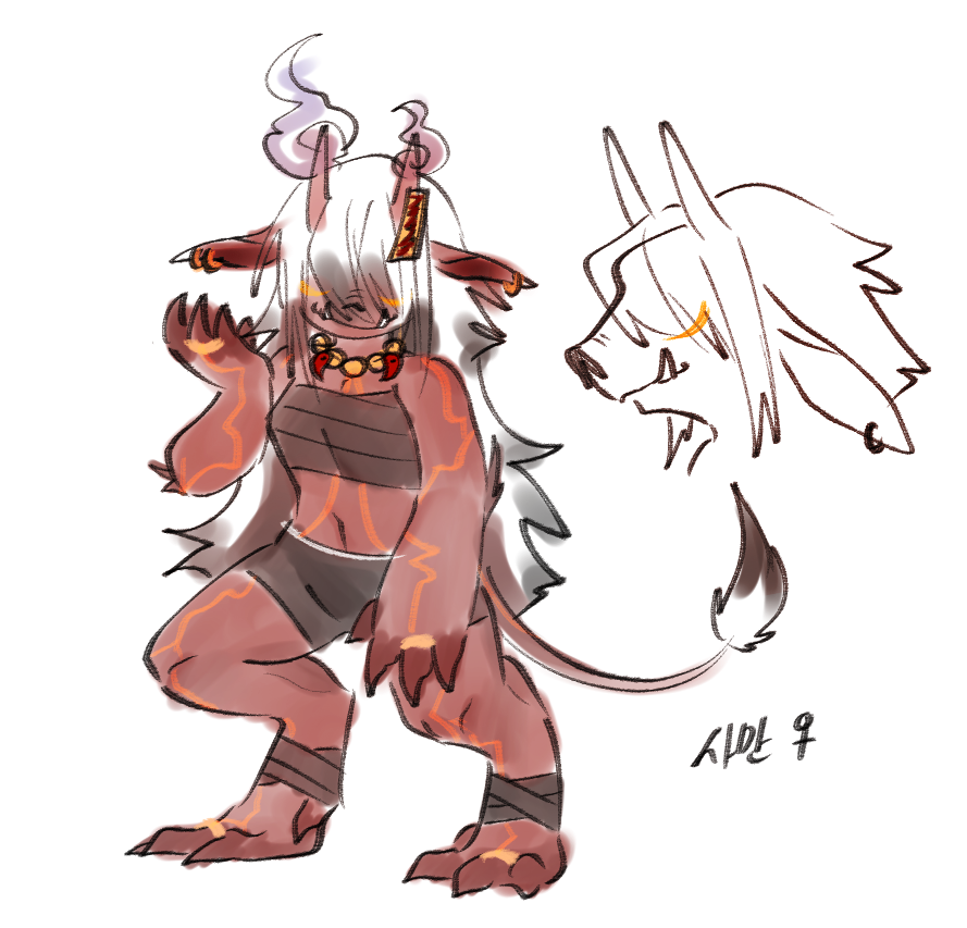 Morispair's tweet photo. 캐디내림왔던거 이제서야 그림... https://t.co/53LTxqk3Al
