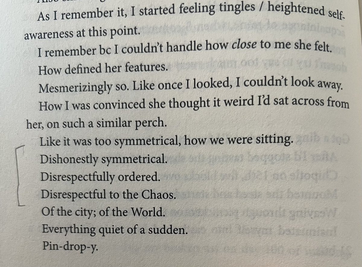 nullanno's tweet photo. As usual, I’m late to everything, so I just finished reading Stupid Baby by New Juche (posted my thoughts about it on Substack btw) and I’m now finally reading Fuccboi by Sean Thor Conroe. Been liking the rhythm of Sean’s prose so far—this bit in particular struck me https://t.co/w8xetOElQf