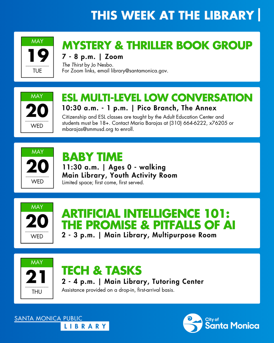 Santa Monica Public Library tweet media
