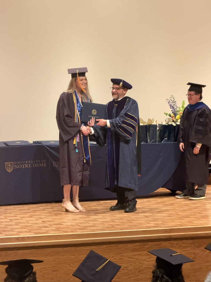 MarcEdwards44's tweet photo. Another weekend and another graduation!!!  Livi is now a fellow Notre Dame graduate with Spanish and Biochemistry majors.  80 students started in Biochemistry and only graduated 37.  Next stop is Florida State University Medical school.  Very proud of her accomplishments. https://t.co/xOLkHtY1ub