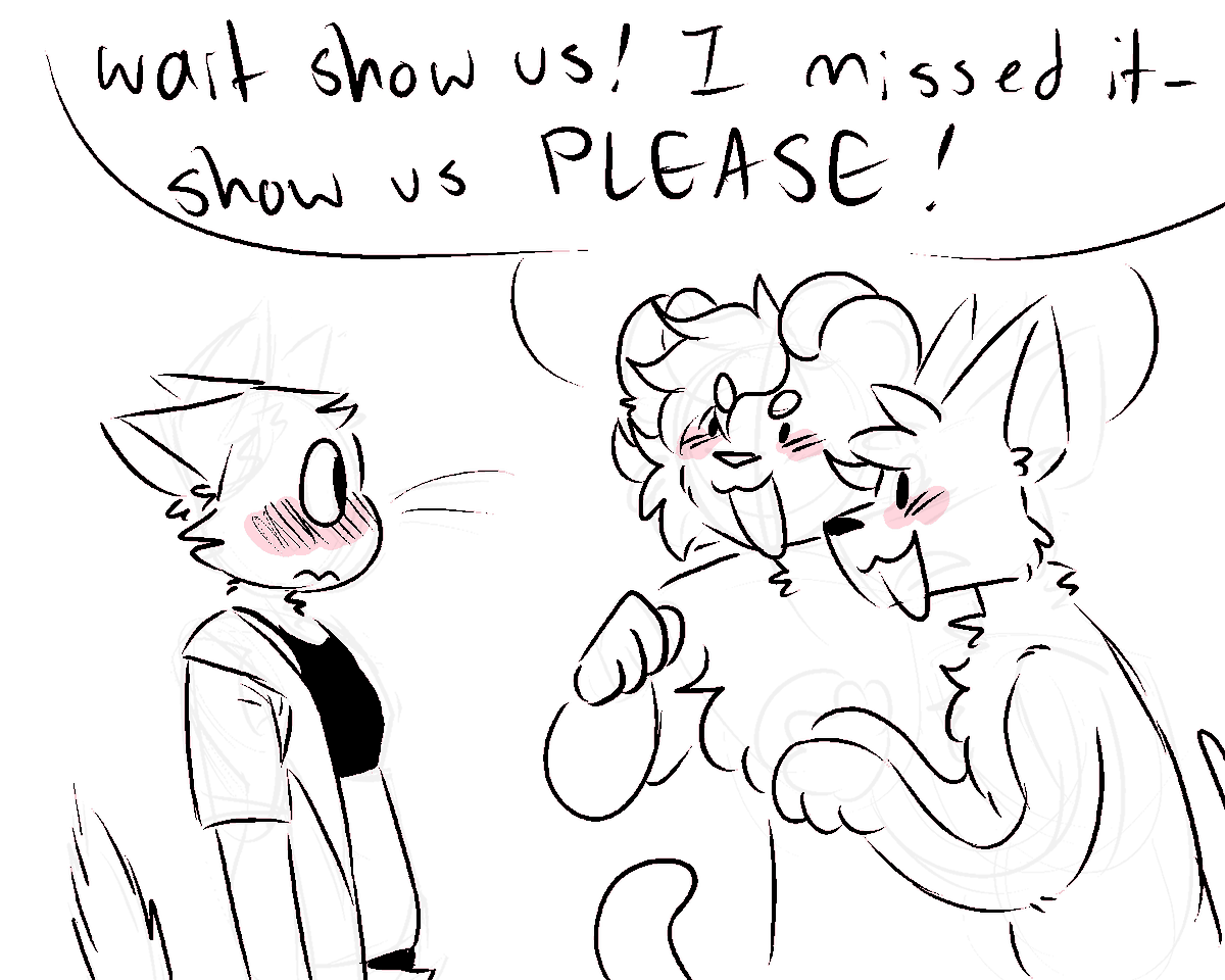 _kaptainkitty's tweet photo. my little hype men @hushsaber @teethysin from moonlight https://t.co/WymlrmRV1W