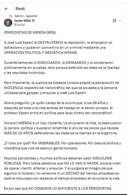 Mariano Obarrio tweet media