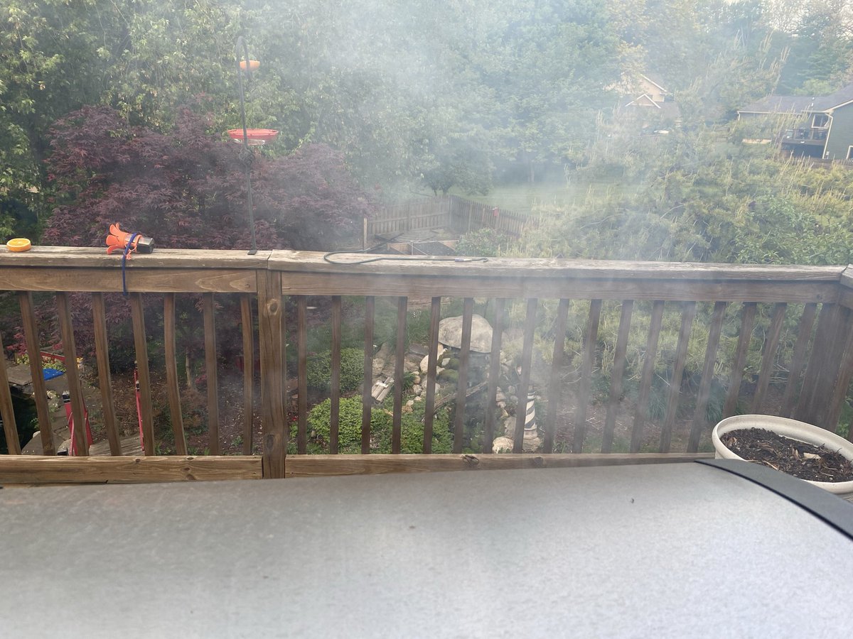 oldguyBBQ's tweet photo. They say smoking is bad for you. But I can not  imagine a summer night better than the smoke from a good grill or camp fire. Happy Sunday everyone !!! https://t.co/glKF8BPAzq