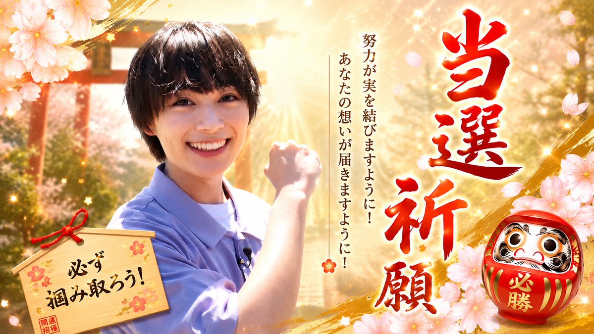 当選祈願⛩👑🙏🏻✨