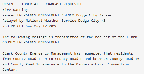 NWS Dodge City tweet media