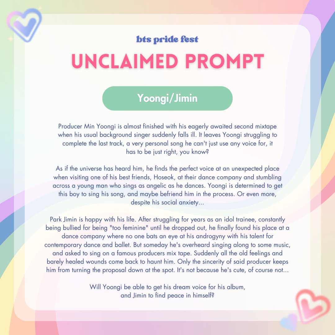 BTS Pride Fest 🏳️‍🌈🏳️‍⚧️ SUBMISSIONS DUE MAY 31 tweet media