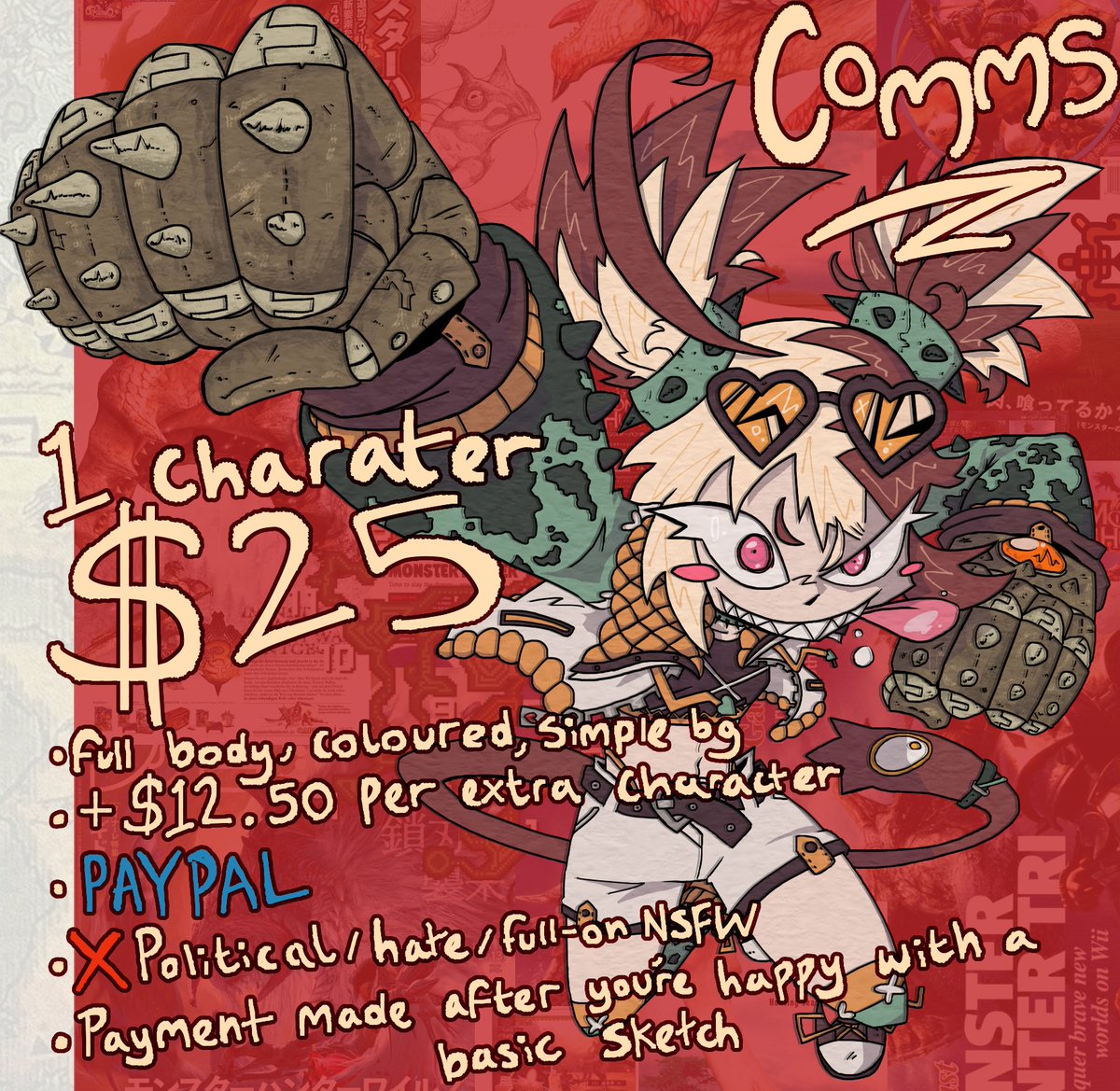 Fluto ~ Comms open tweet media