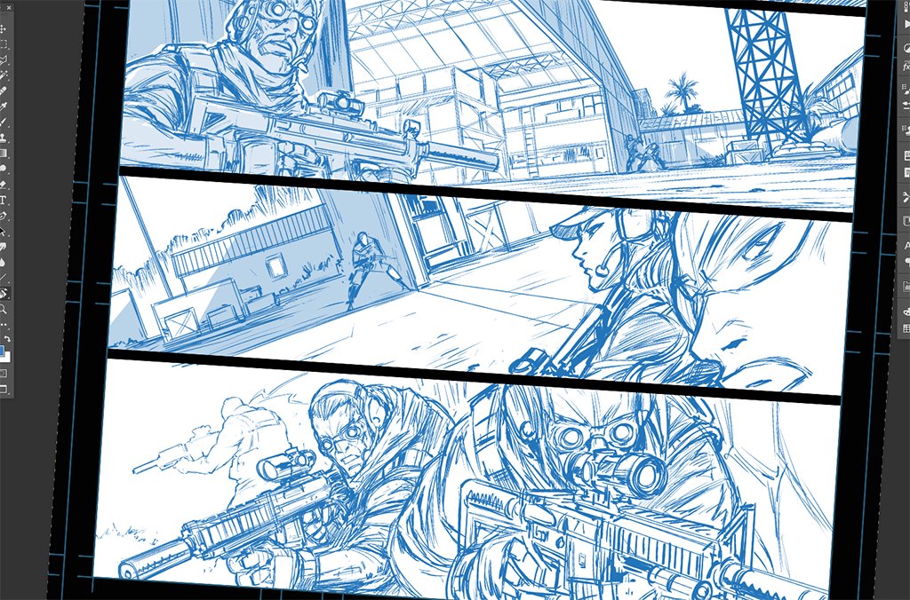 Art_Of_One's tweet photo. Pencilling @geo_locked 😌 #MakingComics https://t.co/1PWCZ9XtCx
