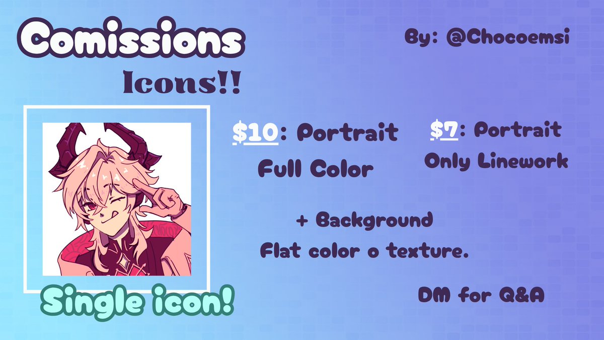 Choco D’Alberich|| OPEN COMS tweet media