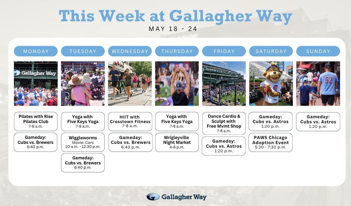 Gallagher Way Chicago tweet media