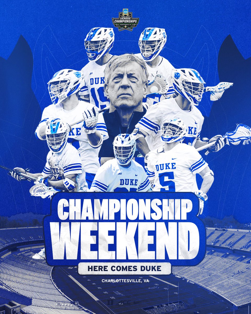 DukeMLAX's tweet photo. SEE YOU IN CHARLOTTESVILLE 😈 https://t.co/nQe0AISRWa