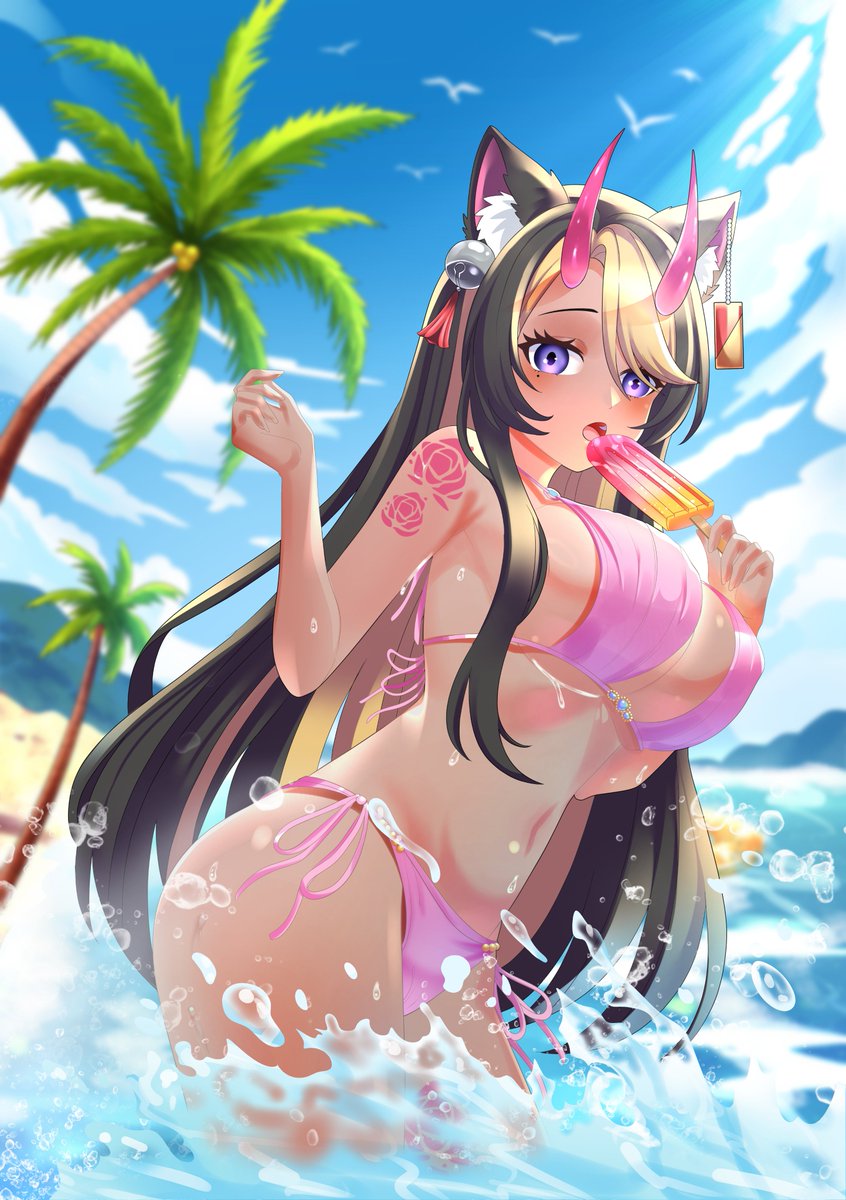 Kiyoko_Coco's tweet photo. 🌸𝑺𝒖𝒎𝒎𝒆𝒓 𝒊𝒔 𝒋𝒖𝒔𝒕 𝒂𝒓𝒐𝒖𝒏𝒅 𝒕𝒉𝒆 𝒄𝒐𝒓𝒏𝒆𝒓...
                will you spend it with me?

🎨: @/usagiichigoo 
#KiyokoArt #Vtuber https://t.co/jdgwgTATpN