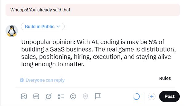 aadhilkh's tweet photo. @nikitabier Wait, I didn’t even know this was a thing. https://t.co/Juhp4kvu2N