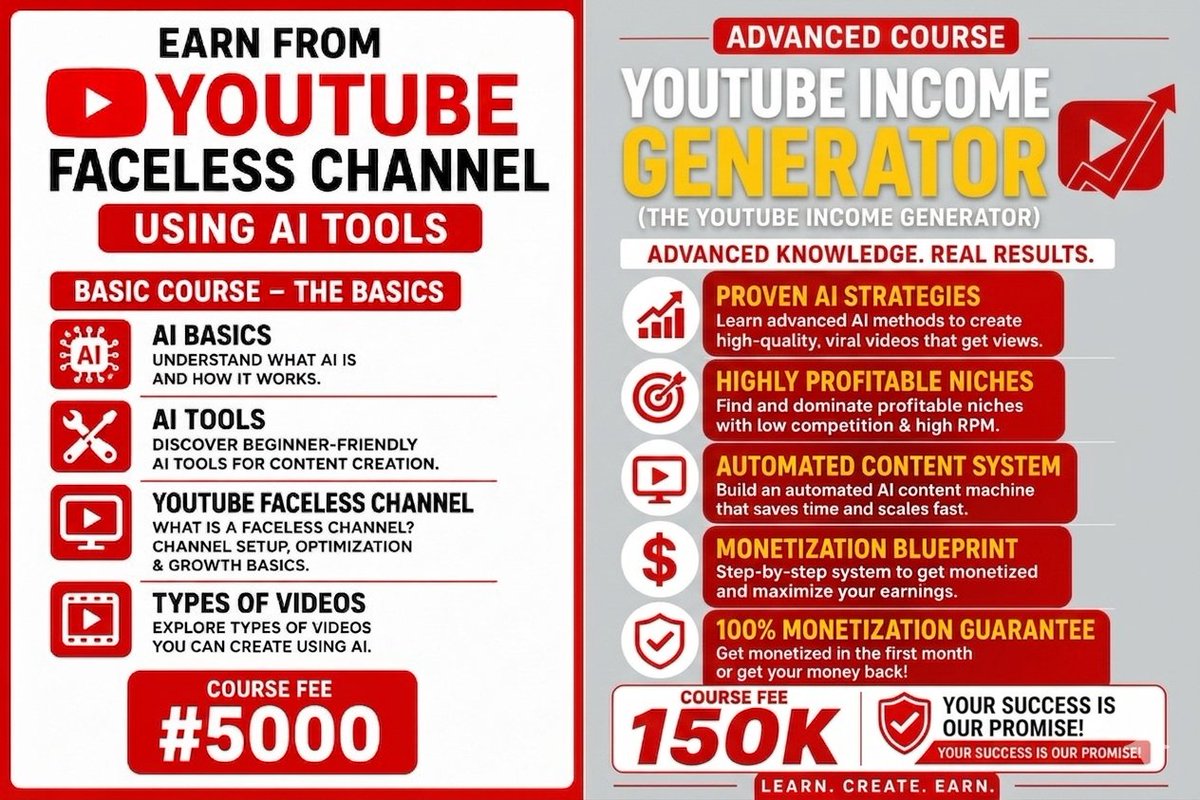 Aipurity's tweet photo. https://t.co/2H8Axa1IAD

Tap on the link above to make the most out AI AUTOMATION as YouTube content creator https://t.co/EpKPRJSA7t