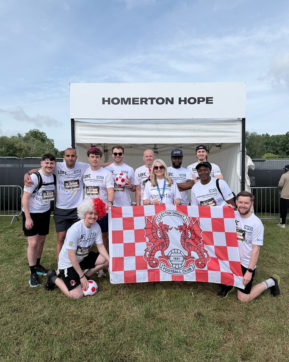 leytonorientfc's tweet photo. 𝐓𝐞𝐚𝐦 𝐎𝐫𝐢𝐞𝐧𝐭 👊

Members of O's staff were proud to run the Hackney Half in support of @HomertonHope yesterday ❤️

#LOFC #OneOrient https://t.co/oSyEDY0oOb