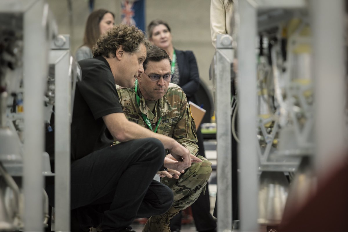 📸 General Saltzman's visit to RocketLab. Photo credit Rocketlab