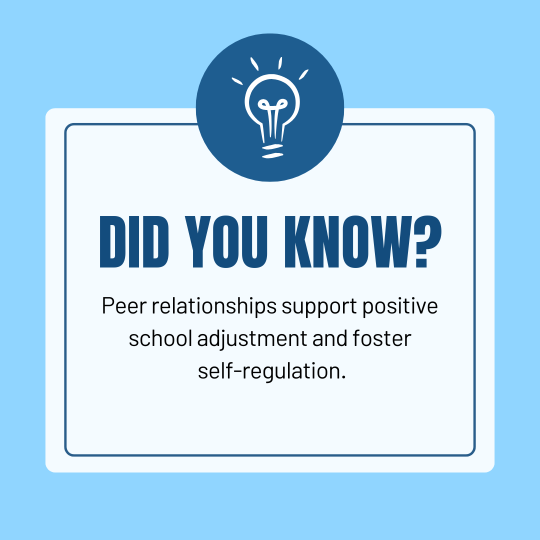 ASELSupport's tweet photo. Research demonstrates the positive effects of peer relationships in the early years, including school adjustment and enhanced self-regulation. https://t.co/EkWJRjeKeQ