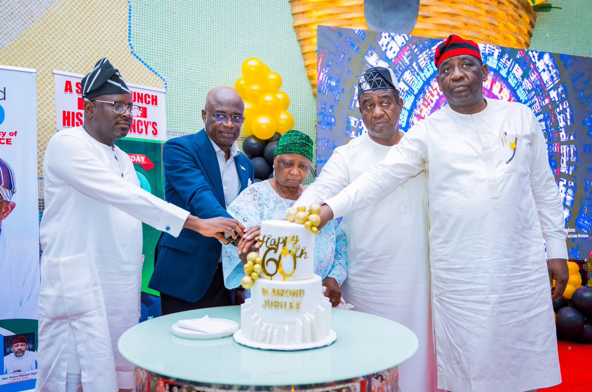 HyacinthAlia's tweet photo. Today, at my 60th Anniversary Thanksgiving Mass at the Chapel of Grace, Government House, Makurdi, I made a heartfelt decision to dedicate all gifts and proceeds from this celebration to the IDPs across Benue State. https://t.co/DI1b2vya79