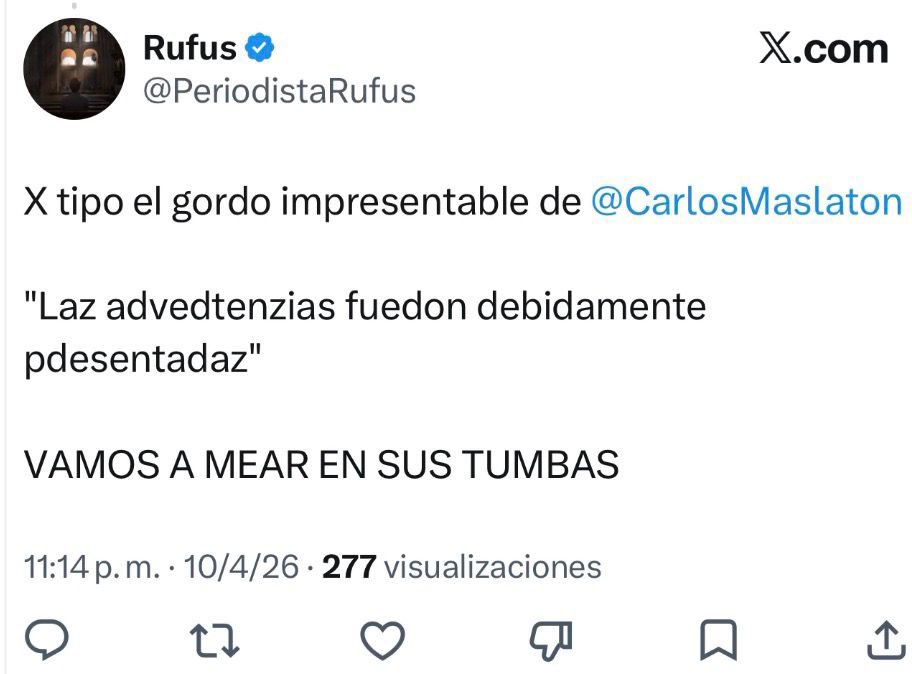 Carlos Maslatón tweet media