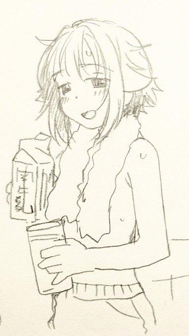 朝イチらくがき幸子 朝シャワーの季節になってきました