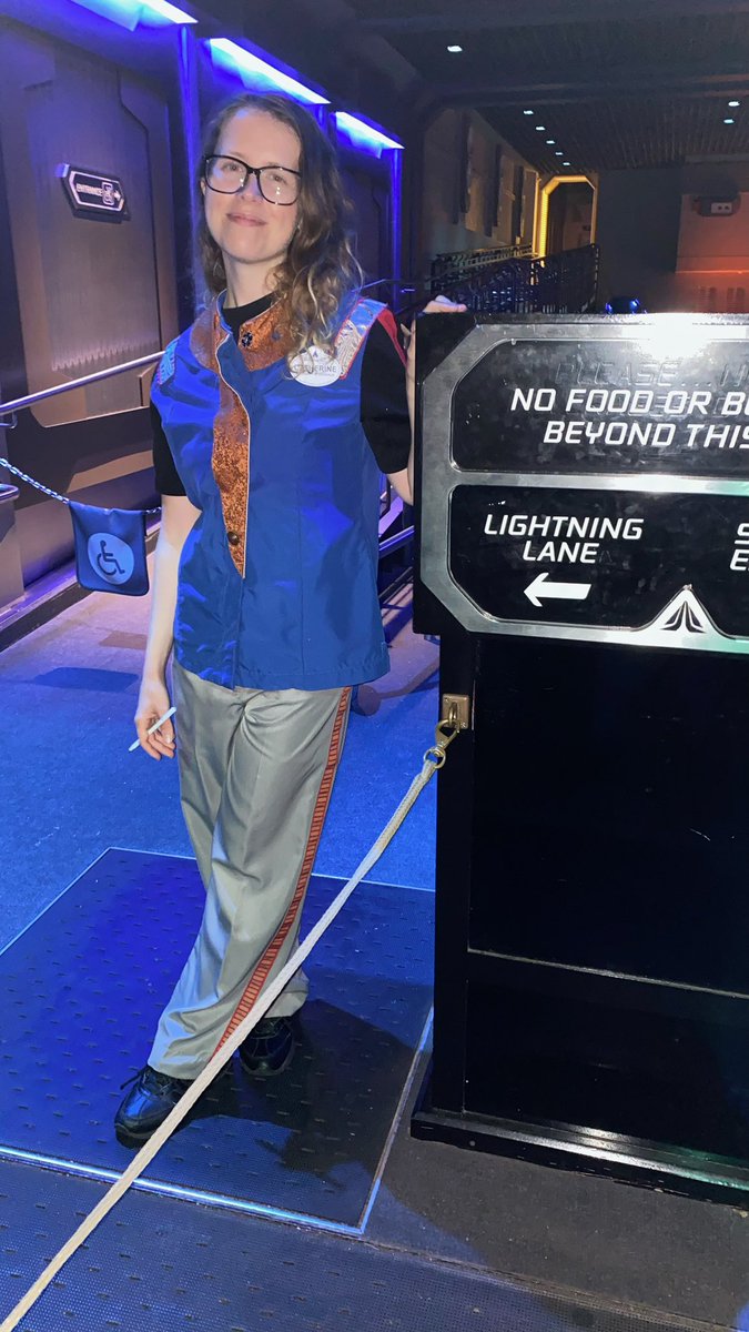 respondstocath's tweet photo. being 25 means making plans to move back down to orlando possibly next year and work for the parks again because if I wait any longer I’ll be the geriatric cm/tm amongst all the 20 y.o. CPs

here’s me in diff costumes…not pictured: my concierge costume in my home location (pop) https://t.co/y3e8uboQ5l