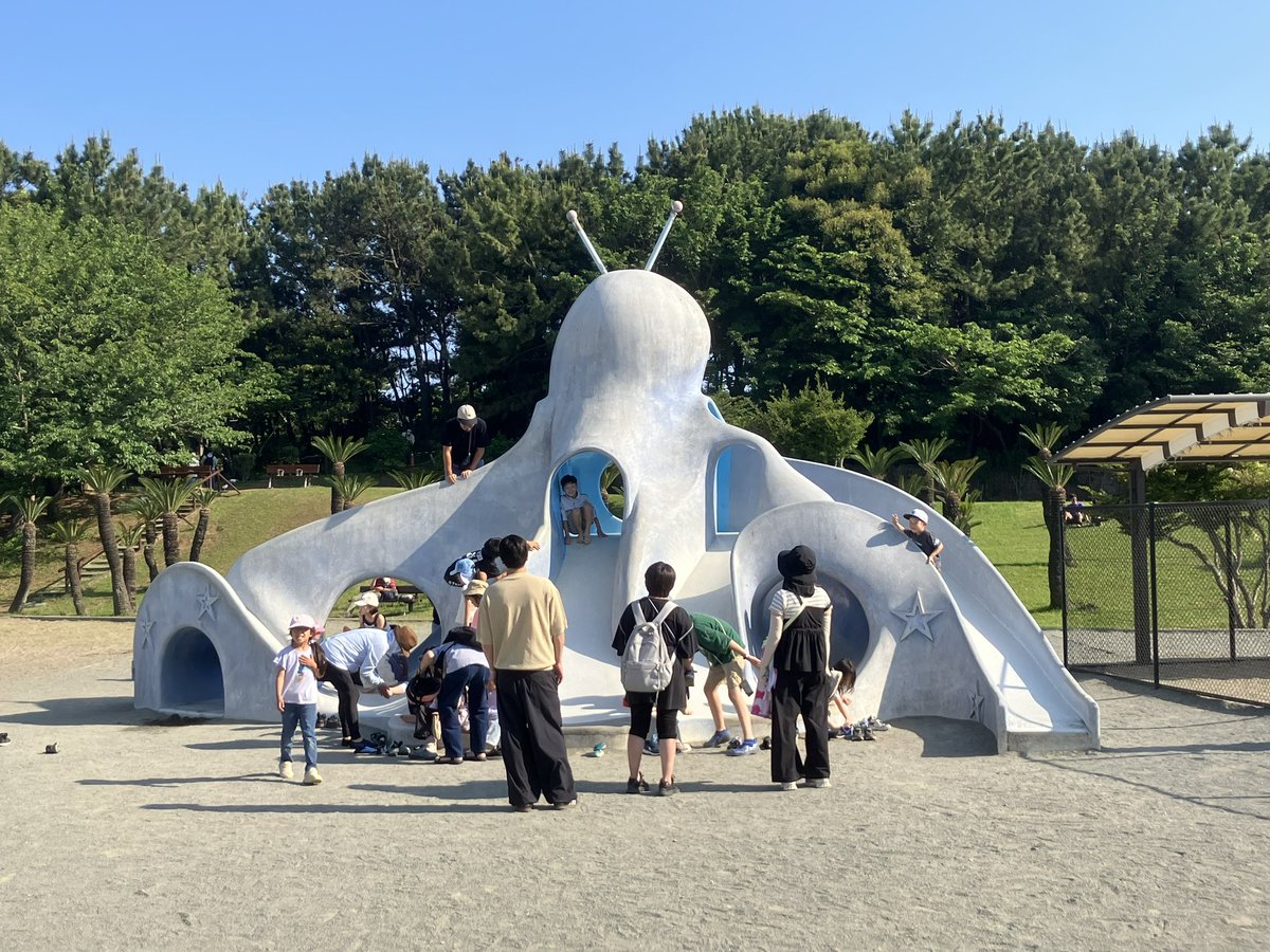 ud_4771's tweet photo. 子供の頃によく遊んだ地元のタコ滑り台、湘南で再開 https://t.co/0swlxQDx9G